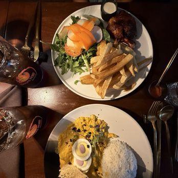 Brasas Peru Bistro Bar - 1/4 Rotisserie Chicken and Aji de Gallina Lunch Special - Peruvian Near Me - Huntington, New York Brasas Peru Bistro Bar - 1/4 Rotisserie Chicken and Aji de Gallina Lunch Special - Peruvian Near Me - Huntington, New York