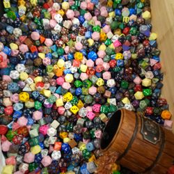 Questing Beast Gaming - Scoop of Chessex dice, $20.00.