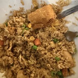 Ck Kitchen Asian Cuisine - Chicken fried rice and egg rolls
