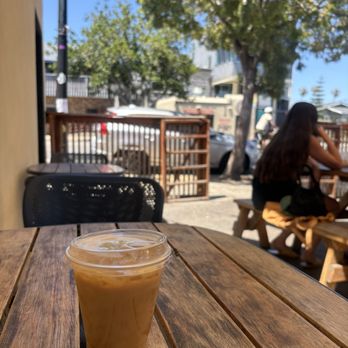 Bica - Honey sea salt iced latte - Mediterranean Near Me - San Diego, California Bica - Honey sea salt iced latte - Mediterranean Near Me - San Diego, California