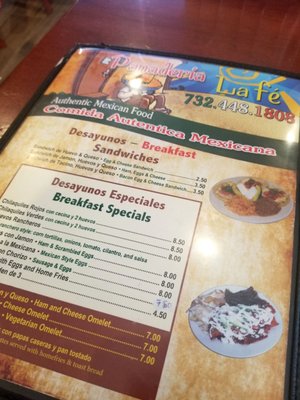 Menu photo 2 Panaderia La Fe Somerset, NJ Menu photo 2 Panaderia La Fe Somerset, NJ