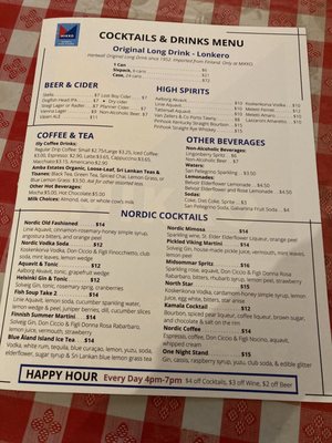Menu photo 1 Mikko Washington, DC, DC Menu photo 1 Mikko Washington, DC, DC