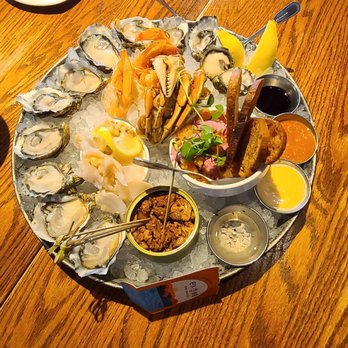 Taylor Shellfish Oyster Bar - Salish Sampler w/smoked oyster dip - Seafood Near Me - Seattle, Washington Taylor Shellfish Oyster Bar - Salish Sampler w/smoked oyster dip - Seafood Near Me - Seattle, Washington