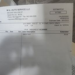 Date of service but not willing to honor 1year warranty Date of service but not willing to honor 1year warranty
