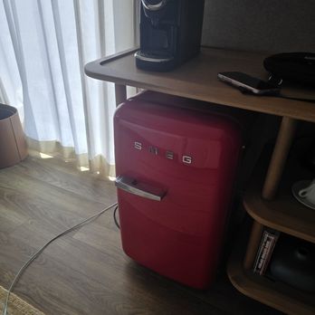 Virgin Hotels - Dallas - Mini fridge and Keurig - Hotels Near Me - Dallas, Texas Virgin Hotels - Dallas - Mini fridge and Keurig - Hotels Near Me - Dallas, Texas
