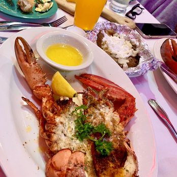 Sammys Fish Box - 1 1/4 lb. Lobster with Butter, Lemon & Baked Potato - Seafood Near Me - Bronx, New York Sammys Fish Box - 1 1/4 lb. Lobster with Butter, Lemon & Baked Potato - Seafood Near Me - Bronx, New York