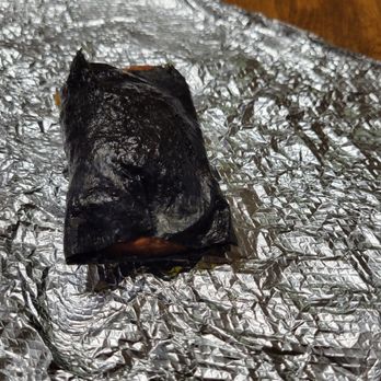 Bobablastic - This was the Spam Musubi that the vendor made. Nothing like the picture, the spam was hard and burnt. - Bubble Tea Near Me - Troutdale, Oregon