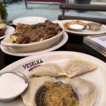 Veselka - Mushroom and Sauerkraut Vareniki - Ukrainian Near Me - New York, New York