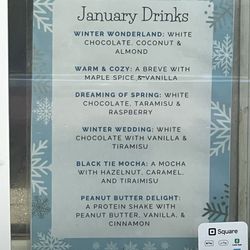 The Caffeination Station - Delicious Drink menu