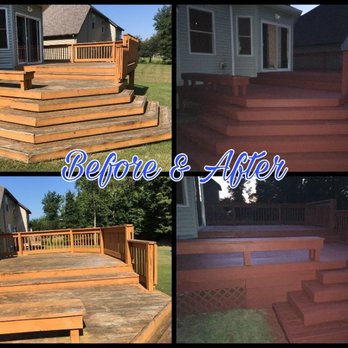 Mueller Power Washing and Gutter Cleaning - Deck refinishing. Does your deck need a new color? Well we can help call us today for that free estimate - Pressure Washers Near Me Mueller Power Washing and Gutter Cleaning - Deck refinishing. Does your deck need a new color? Well we can help call us today for that free estimate - Pressure Washers Near Me