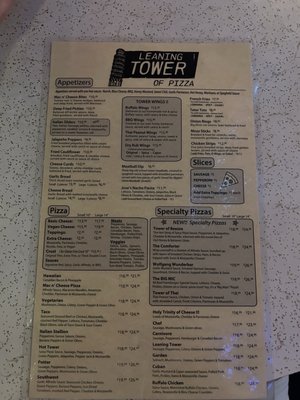 Leaning Tower of Pizza by null