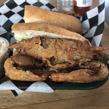 Greentail's Seafood Market and Kitchen - Soft shell crab bahn mi sandwich - Seafood Markets Near Me - Nags Head, North Carolina