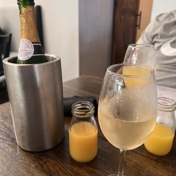The Rustic Spoon - Pineapple Mimosas - Breakfast & Brunch Near Me - Virginia Beach, Virginia