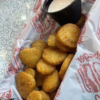Cheeburger Cheeburger - Fried pickles - Burgers Near Me - Sanibel Island, Florida Cheeburger Cheeburger - Fried pickles - Burgers Near Me - Sanibel Island, Florida