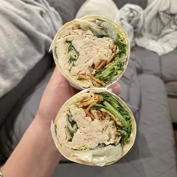 Calif Chicken Cafe - Caesar Wrap w/ no tomato's. - Salad Near Me - Los Angeles, California