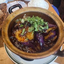 Clay pot eggplant Clay pot eggplant