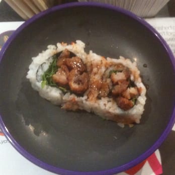 YO! Sushi - Not sure what this was, but it was £2.80 and overcooked. - Sushi Bars Near Me - Reading, RDG