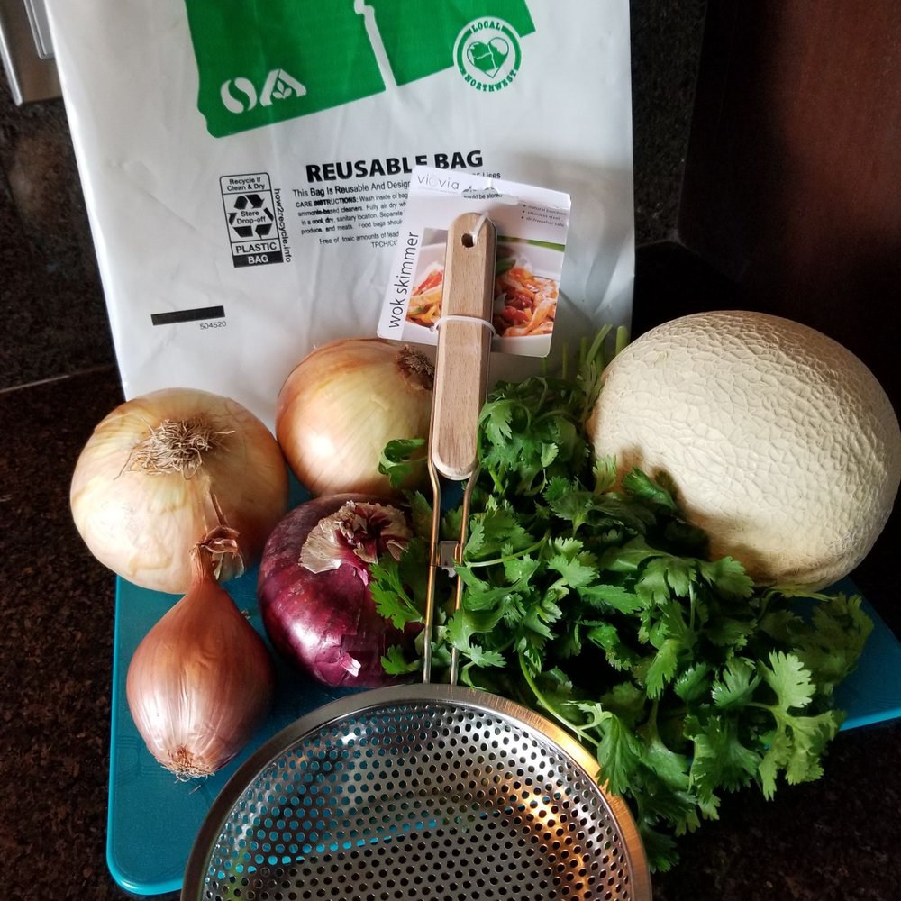 Found this amazing tool to stir food when cooking in wok. Love.