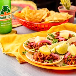Davie Taco Bar - Tacos de Trompo (Al pastor) On special every friday. $11.99 includes chips and soft drink