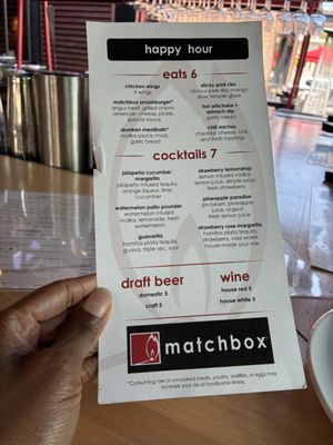 Menu photo 5 Matchbox - One Loudoun Ashburn, VA