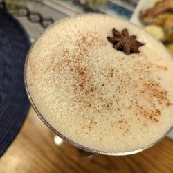 Daiquiri. Aged Rum, Amaro, Whipped Egg White and Star Anise.
