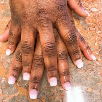 Fairwood Nails - Pink and white ombré Full set with Dipped Powder - Nail Salons Near Me - Renton, Washington Fairwood Nails - Pink and white ombré Full set with Dipped Powder - Nail Salons Near Me - Renton, Washington