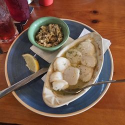 The Lakeshore House - Baked Scallops and Rice. Very tasty.