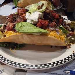 Humongous taco salad Humongous taco salad