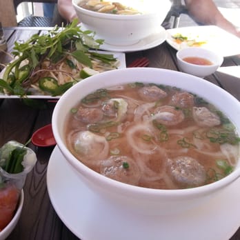 Pho 90 Degree - Pho bo vien, Pho with beef meatballs - Vietnamese Near Me - San Jose, California