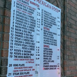 Sinaloa's Mexican Food - Menu }:{