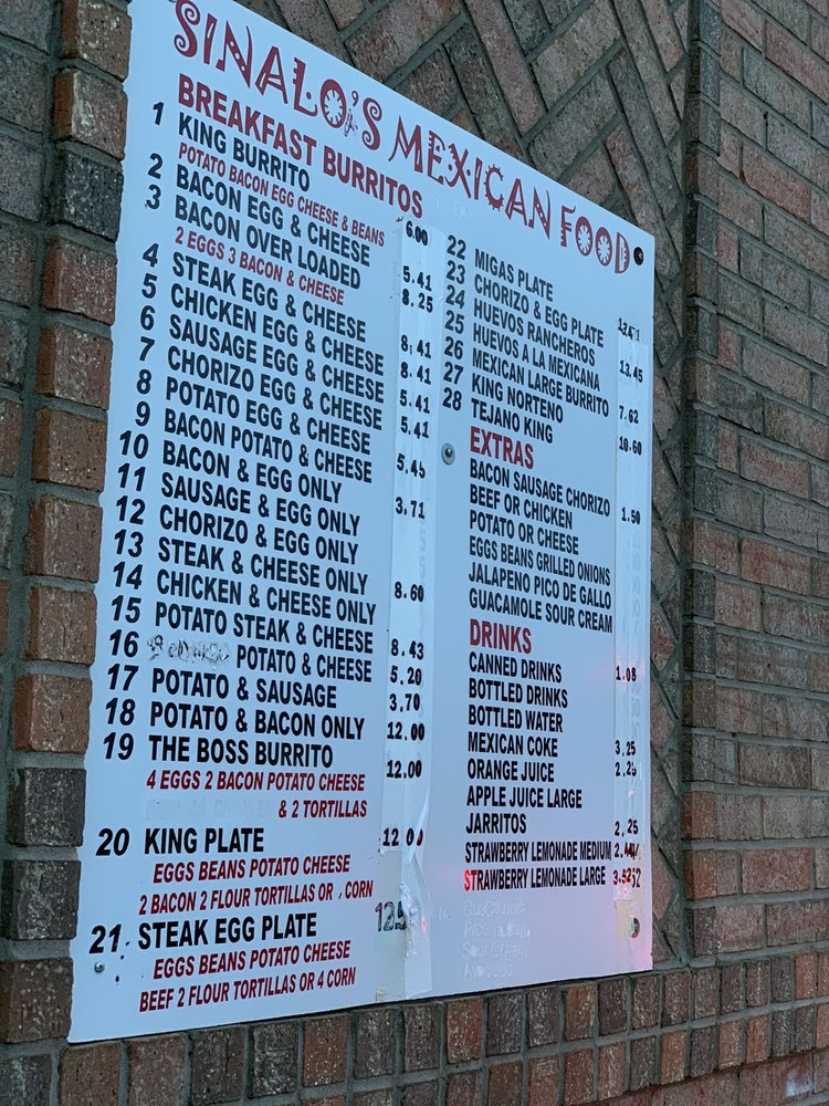 Sinaloa's Mexican Food