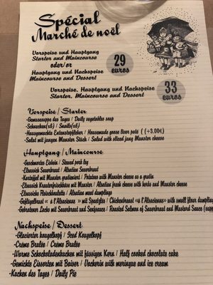 Menu photo 1 Wistub de la Petite Venise Colmar, 68 Menu photo 1 Wistub de la Petite Venise Colmar, 68