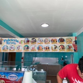 Paleteria Reyes - Menu on the inside. - Ice Cream & Frozen Yogurt Near Me - Dunn, North Carolina Paleteria Reyes - Menu on the inside. - Ice Cream & Frozen Yogurt Near Me - Dunn, North Carolina