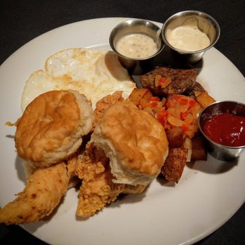 Midtown Cafe - "Fried Chicken Biscuits" from the breakfast menu - Breakfast & Brunch Near Me - Nashville, Tennessee Midtown Cafe - "Fried Chicken Biscuits" from the breakfast menu - Breakfast & Brunch Near Me - Nashville, Tennessee