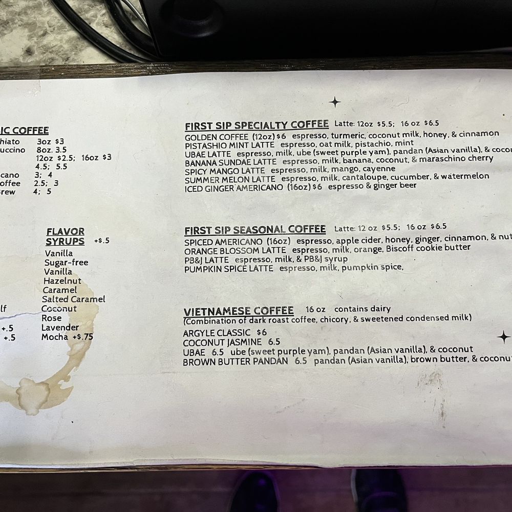 First Sip Cafe - Menu - Coffee & Tea Near Me - Chicago, Illinois First Sip Cafe - Menu - Coffee & Tea Near Me - Chicago, Illinois