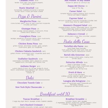 Andiamo Gate A-30 - Menu - Italian Near Me - Romulus, Michigan