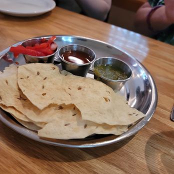 Jackson Diner - Papdum. Needed more cardamom and the chutneys were just OK (free of course) - Indian Near Me - Jackson Heights, New York Jackson Diner - Papdum. Needed more cardamom and the chutneys were just OK (free of course) - Indian Near Me - Jackson Heights, New York