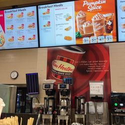 Tim Hortons - Menu
