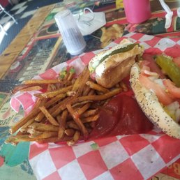 $8 for 2 Chicago dogs ,Fresh hand cut fries and a soda! Good Deal Gyros is Awesome! Had the Italain Beef also Awesome, Service with a smile! $8 for 2 Chicago dogs ,Fresh hand cut fries and a soda! Good Deal Gyros is Awesome! Had the Italain Beef also Awesome, Service with a smile!