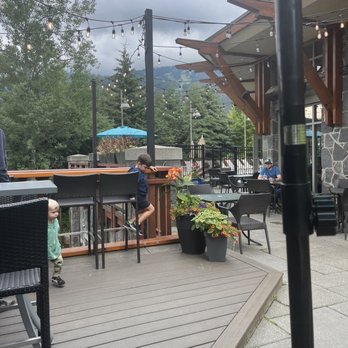 The Raven Room - Outside patio - Cocktail Bars Near Me - Whistler, British Columbia