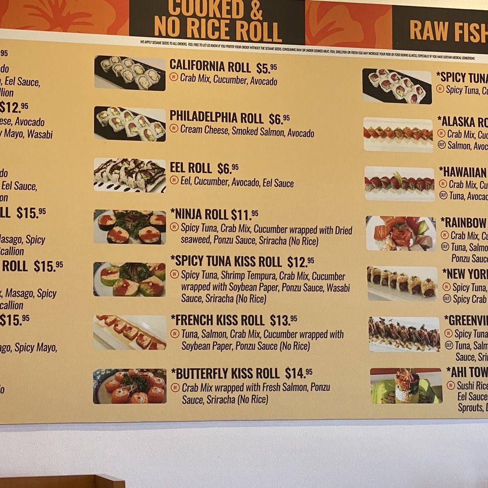 Poke Sushi Roll - The menu of awesomeness - Sushi Bars Near Me - Dallas, Texas Poke Sushi Roll - The menu of awesomeness - Sushi Bars Near Me - Dallas, Texas