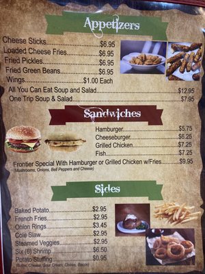 Menu photo 6 Last Frontier Carbon Hill, AL