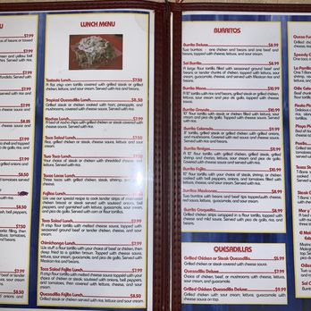 Sol Del Mar Mexican Bar and Grill - Menu pg2 - Bars Near Me - Tuscola, Illinois