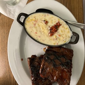 Bavette Grill - Pork Ribs Mascarpone Cream of Corn - New American Near Me - Plano, Texas