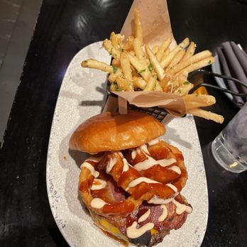 The Beast - Bbq bacon burger - New American Near Me - Las Vegas, Nevada The Beast - Bbq bacon burger - New American Near Me - Las Vegas, Nevada