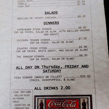 Taylor's Place - Dinner menu - Italian Near Me - Burnsville, Mississippi