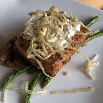 Arnold Palmer's Restaurant - Salmon (great flavor) - American Near Me - La Quinta, California Arnold Palmer's Restaurant - Salmon (great flavor) - American Near Me - La Quinta, California