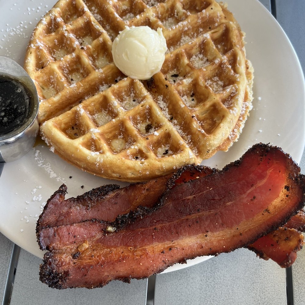 Matt's Big Breakfast Gilbert - Waffle and bacon - Breakfast & Brunch Near Me - Gilbert, Arizona