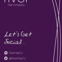 The River Hair Company - Find us on social media for more photos and up dates.