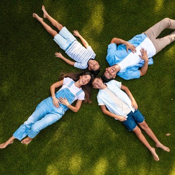 Grass 365 - Family enjoying there new lawn by Grass365 of Dallas - Artificial Turf Near Me - Dallas, Texas Grass 365 - Family enjoying there new lawn by Grass365 of Dallas - Artificial Turf Near Me - Dallas, Texas